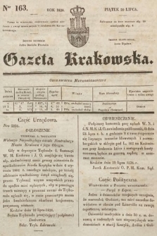 Gazeta Krakowska. 1838, nr 163