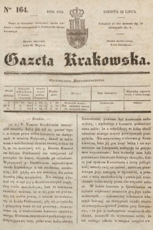 Gazeta Krakowska. 1838, nr 164