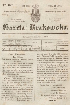 Gazeta Krakowska. 1838, nr 167