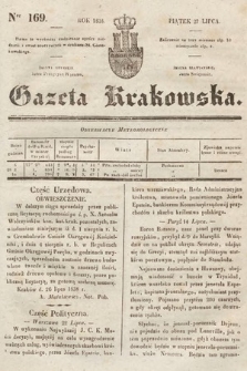 Gazeta Krakowska. 1838, nr 169
