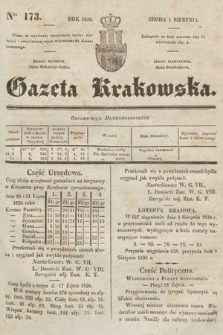 Gazeta Krakowska. 1838, nr 173
