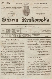 Gazeta Krakowska. 1838, nr 176