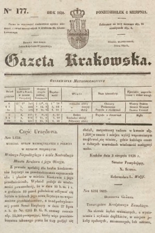 Gazeta Krakowska. 1838, nr 177