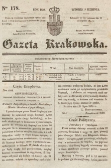 Gazeta Krakowska. 1838, nr 178