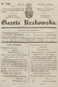 Gazeta Krakowska. 1838, nr 180