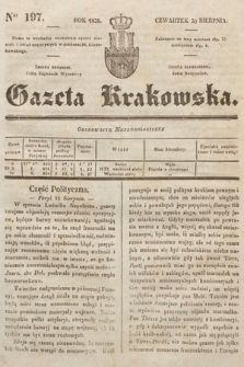 Gazeta Krakowska. 1838, nr 197