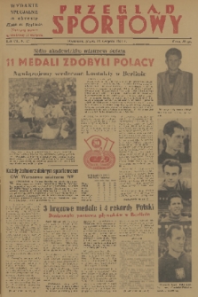 Przegląd Sportowy. R. 7, 1951, nr 63