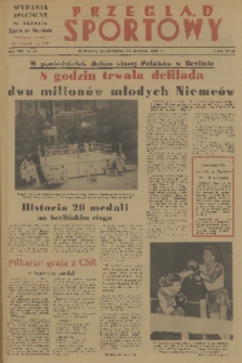 Przegląd Sportowy. R. 7, 1951, nr 64