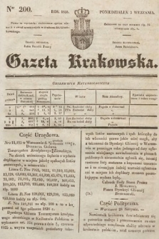 Gazeta Krakowska. 1838, nr 200