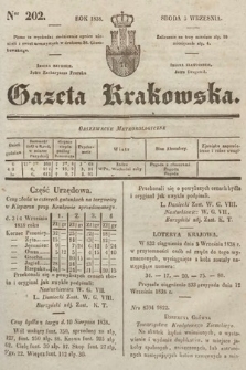 Gazeta Krakowska. 1838, nr 202