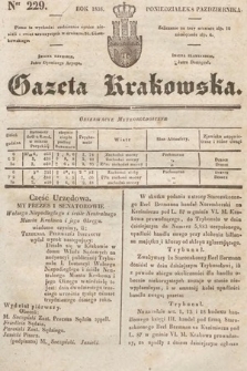 Gazeta Krakowska. 1838, nr 229