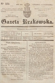 Gazeta Krakowska. 1838, nr 232