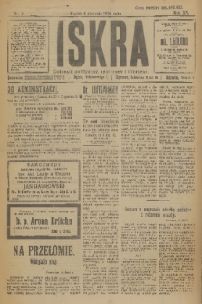 Iskra : dziennik polityczny, społeczny i literacki. R.15 (1924), nr 3