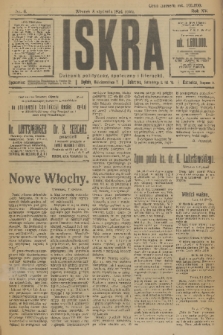 Iskra : dziennik polityczny, społeczny i literacki. R.15 (1924), nr 6