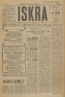 Iskra : dziennik polityczny, społeczny i literacki. R.15 (1924), nr 8