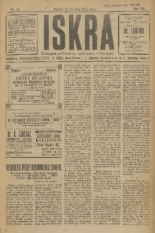 Iskra : dziennik polityczny, społeczny i literacki. R.15 (1924), nr 10