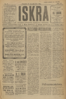 Iskra : dziennik polityczny, społeczny i literacki. R.15 (1924), nr 11