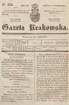 Gazeta Krakowska. 1838, nr 234