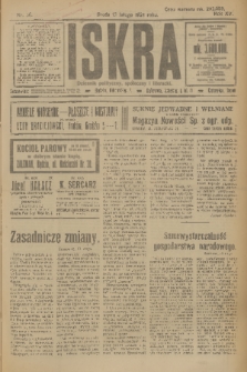 Iskra : dziennik polityczny, społeczny i literacki. R.15 (1924), nr 36