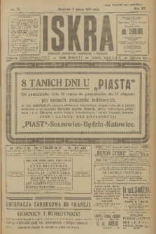 Iskra : dziennik polityczny, społeczny i literacki. R.15 (1924), nr 58