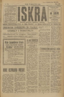 Iskra : dziennik polityczny, społeczny i literacki. R.15 (1924), nr 60