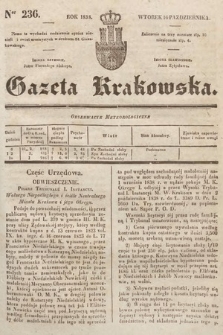 Gazeta Krakowska. 1838, nr 236