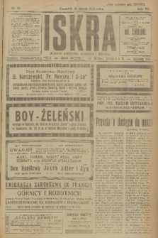 Iskra : dziennik polityczny, społeczny i literacki. R.15 (1924), nr 64