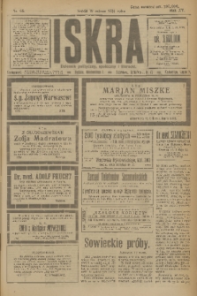 Iskra : dziennik polityczny, społeczny i literacki. R.15 (1924), nr 66