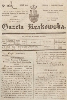 Gazeta Krakowska. 1838, nr 237