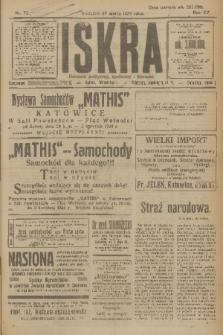 Iskra : dziennik polityczny, społeczny i literacki. R.15 (1924), nr 75