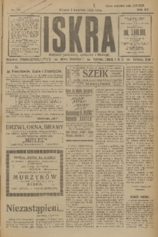 Iskra : dziennik polityczny, społeczny i literacki. R.15 (1924), nr 76