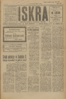 Iskra : dziennik polityczny, społeczny i literacki. R.15 (1924), nr 83