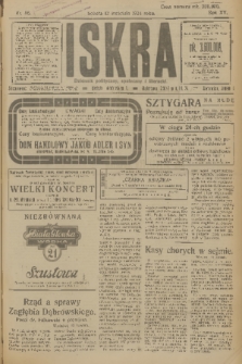 Iskra : dziennik polityczny, społeczny i literacki. R.15 (1924), nr 86
