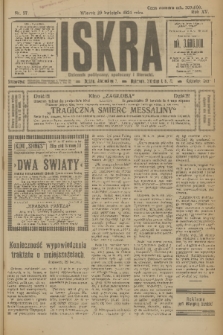 Iskra : dziennik polityczny, społeczny i literacki. R.15 (1924), nr 97