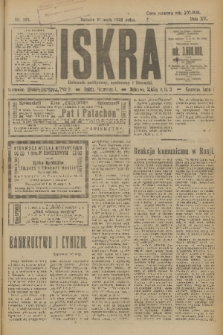 Iskra : dziennik polityczny, społeczny i literacki. R.15 (1924), nr 105