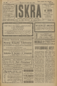 Iskra : dziennik polityczny, społeczny i literacki. R.15 (1924), nr 106