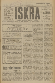 Iskra : dziennik polityczny, społeczny i literacki. R.15 (1924), nr 108