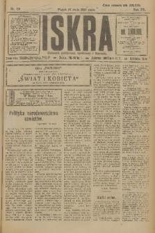 Iskra : dziennik polityczny, społeczny i literacki. R.15 (1924), nr 110