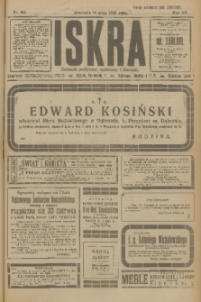 Iskra : dziennik polityczny, społeczny i literacki. R.15 (1924), nr 112