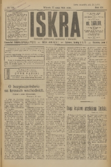 Iskra : dziennik polityczny, społeczny i literacki. R.15 (1924), nr 119