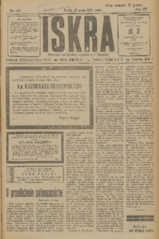 Iskra : dziennik polityczny, społeczny i literacki. R.15 (1924), nr 120