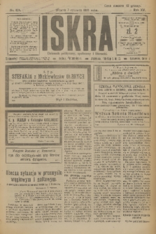 Iskra : dziennik polityczny, społeczny i literacki. R.15 (1924), nr 124