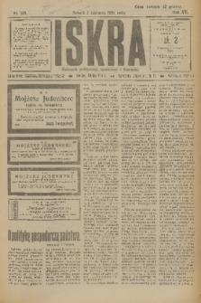 Iskra : dziennik polityczny, społeczny i literacki. R.15 (1924), nr 128