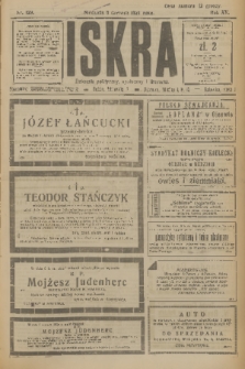 Iskra : dziennik polityczny, społeczny i literacki. R.15 (1924), nr 129