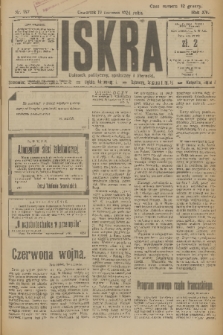 Iskra : dziennik polityczny, społeczny i literacki. R.15 (1924), nr 137