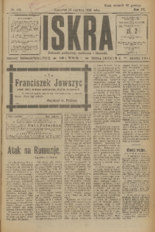 Iskra : dziennik polityczny, społeczny i literacki. R.15 (1924), nr 142