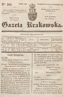 Gazeta Krakowska. 1838, nr 241