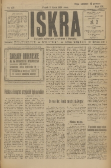 Iskra : dziennik polityczny, społeczny i literacki. R.15 (1924), nr 155