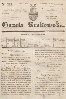 Gazeta Krakowska. 1838, nr 242