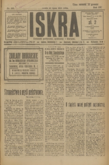 Iskra : dziennik polityczny, społeczny i literacki. R.15 (1924), nr 165